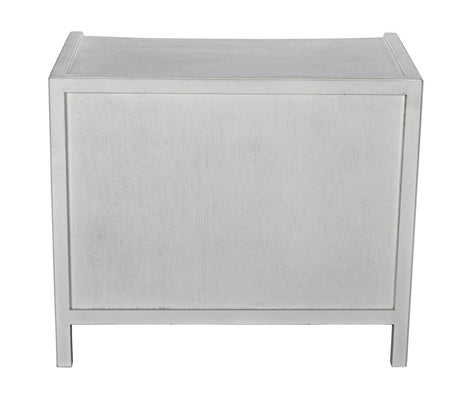 NOIR Hampton Side Table White Wash