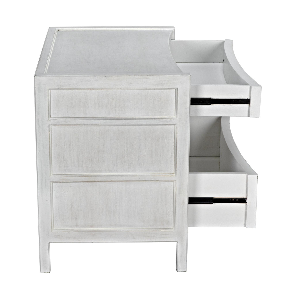 NOIR Hampton Side TableWhite Wash