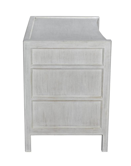 NOIR Hampton Side Table White Wash