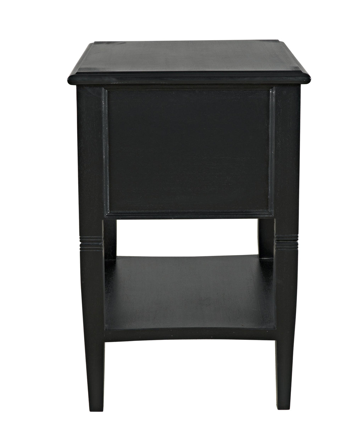 NOIR Oxford 2-Drawer Side Table Hand Rubbed Black