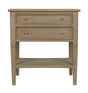 NOIR Oxford 2-Drawer Side Table Weathered