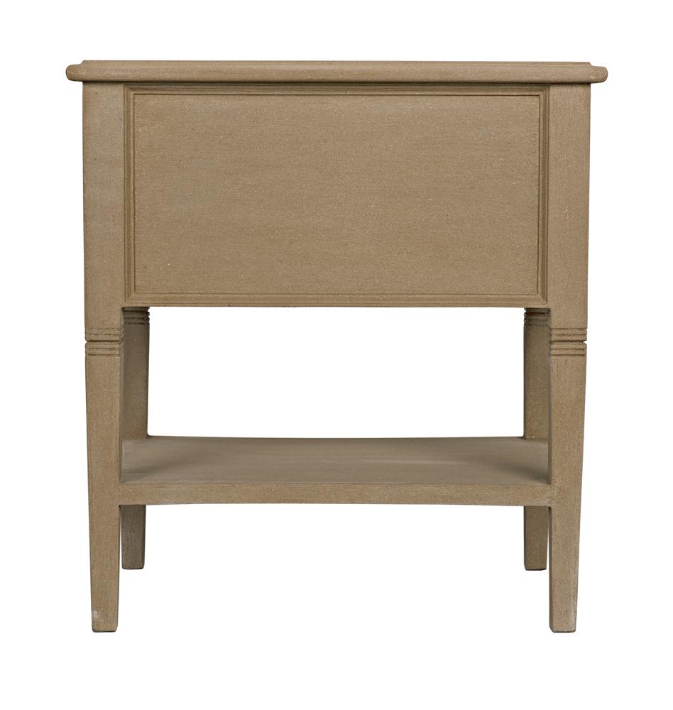NOIR Oxford 2-Drawer Side Table Weathered