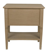 NOIR Oxford 2-Drawer Side Table Weathered