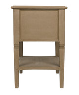 NOIR Oxford 2-Drawer Side Table Weathered