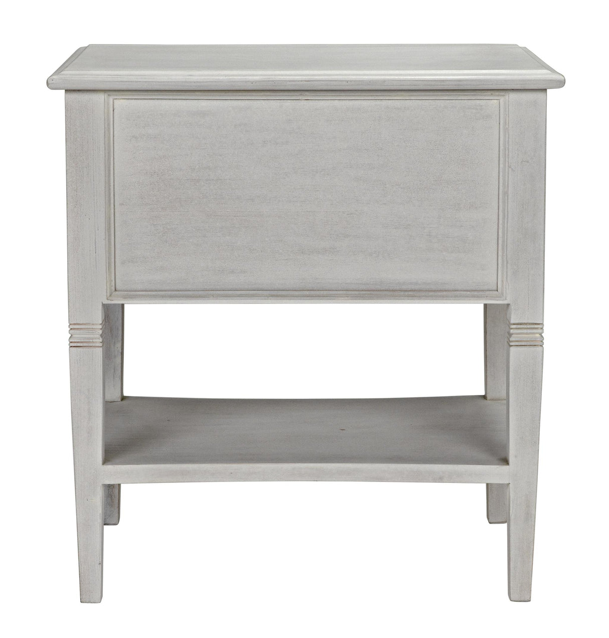 NOIR Oxford 2-Drawer Side Table White Wash