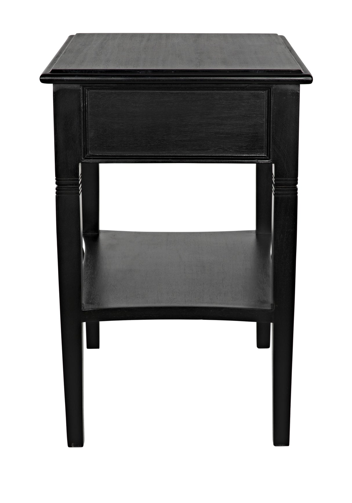 NOIR Oxford 1-Drawer Side Table Hand Rubbed Black