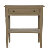 NOIR Oxford 1-Drawer Side Table Weathered