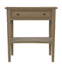 NOIR Oxford 1-Drawer Side Table Weathered