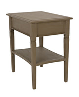 NOIR Oxford 1-Drawer Side Table Weathered