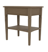 NOIR Oxford 1-Drawer Side Table Weathered