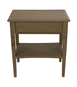 NOIR Oxford 1-Drawer Side Table Weathered