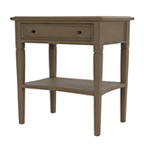 NOIR Oxford 1-Drawer Side Table Weathered