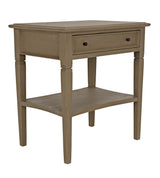 NOIR Oxford 1-Drawer Side Table Weathered