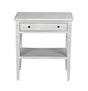 NOIR Oxford 1-Drawer Side Table White Wash