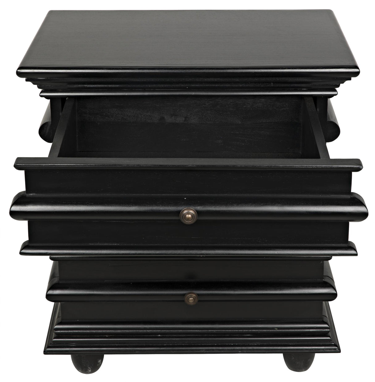 NOIR Ascona Side Table Hand Rubbed Black