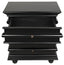 NOIR Ascona Side Table Hand Rubbed Black