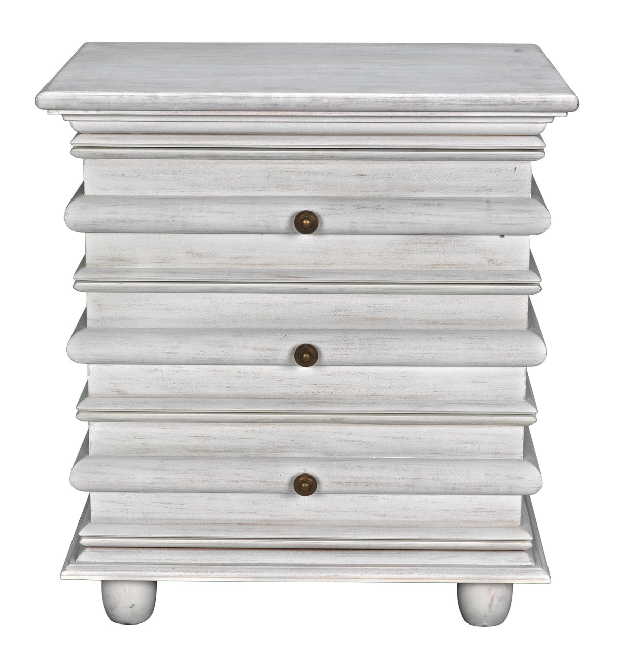 NOIR Ascona Side Table White Wash