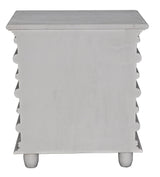 NOIR Ascona Side Table White Wash