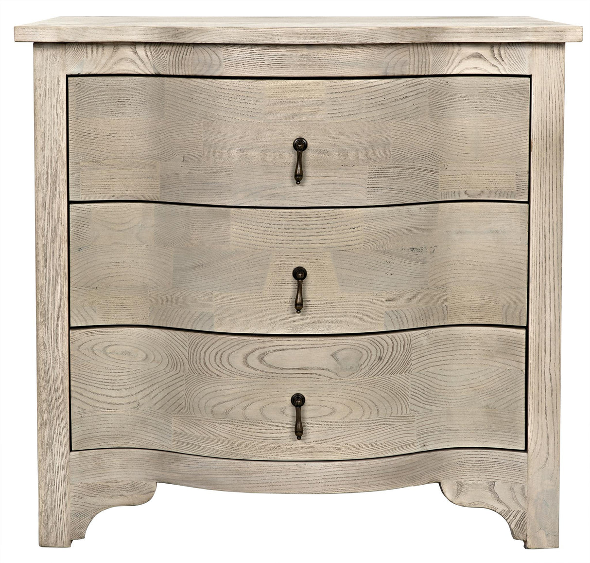 NOIR Curved Front Side Table