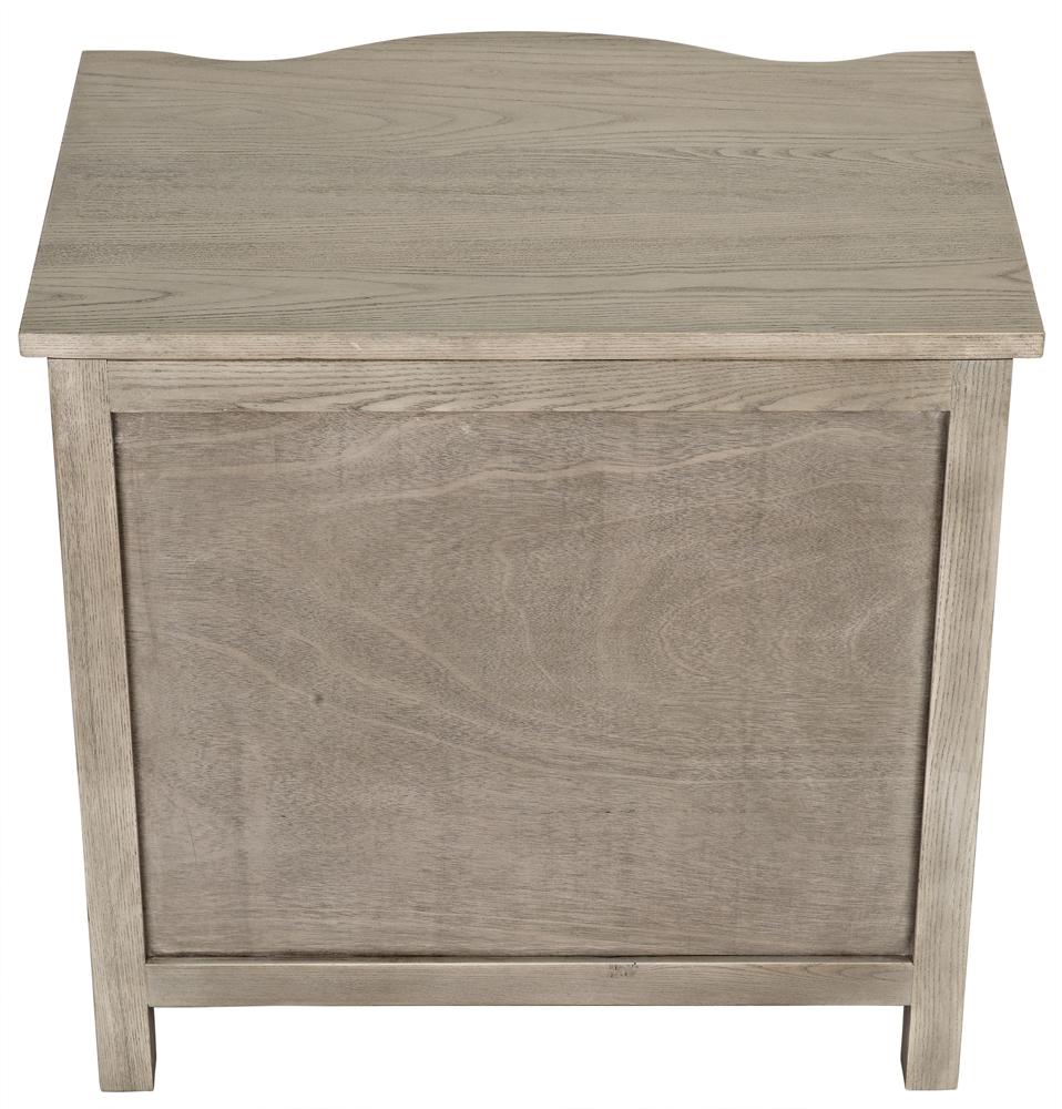 NOIR Curved Front Side Table