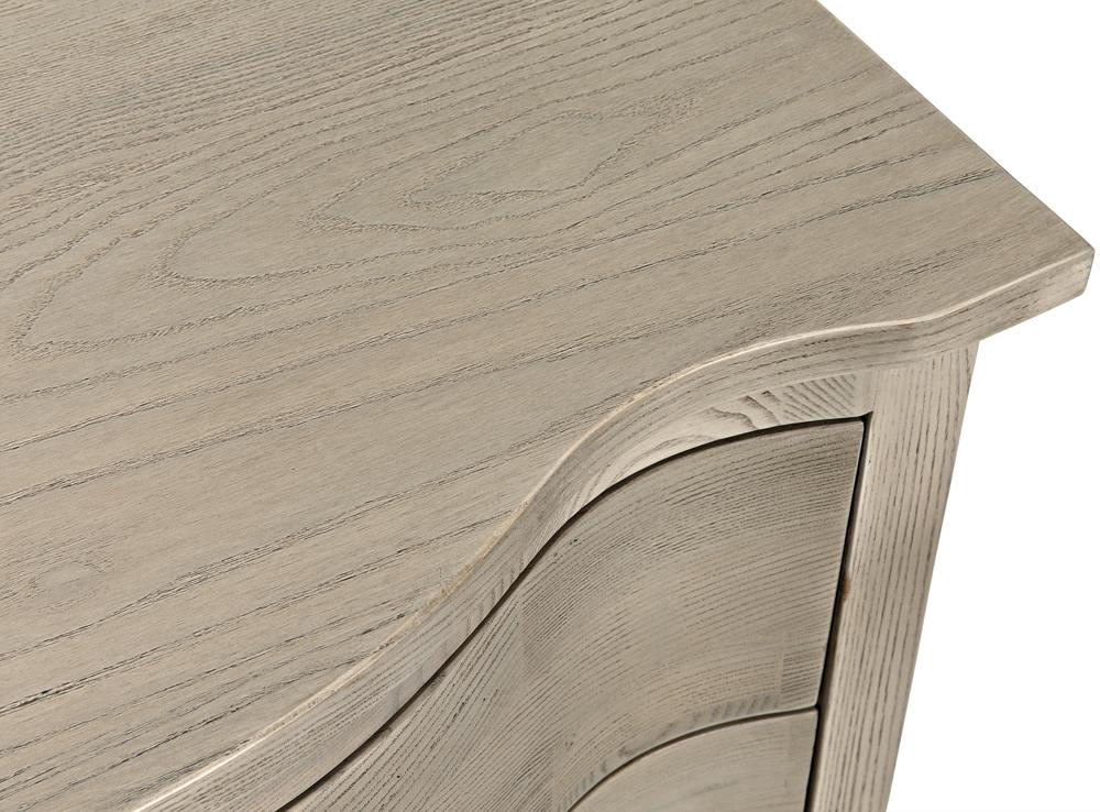 NOIR Curved Front Side Table