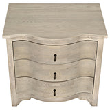 NOIR Curved Front Side Table