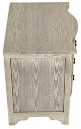 NOIR Curved Front Side Table