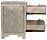 NOIR Curved Front Side Table