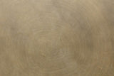 NOIR Eclipse Round Side Table Metal with Aged Brass Finish