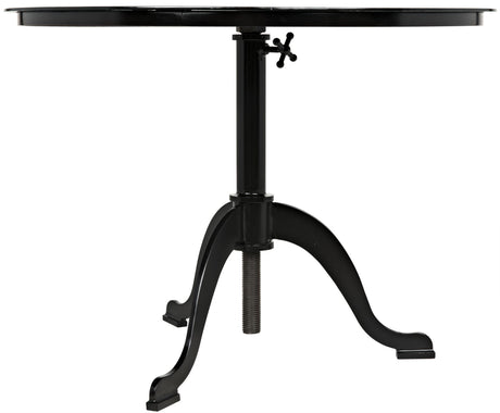 NOIR Kaldera Side Table Black Steel