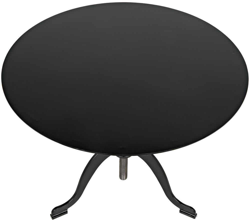 NOIR Kaldera Side Table Black Iron