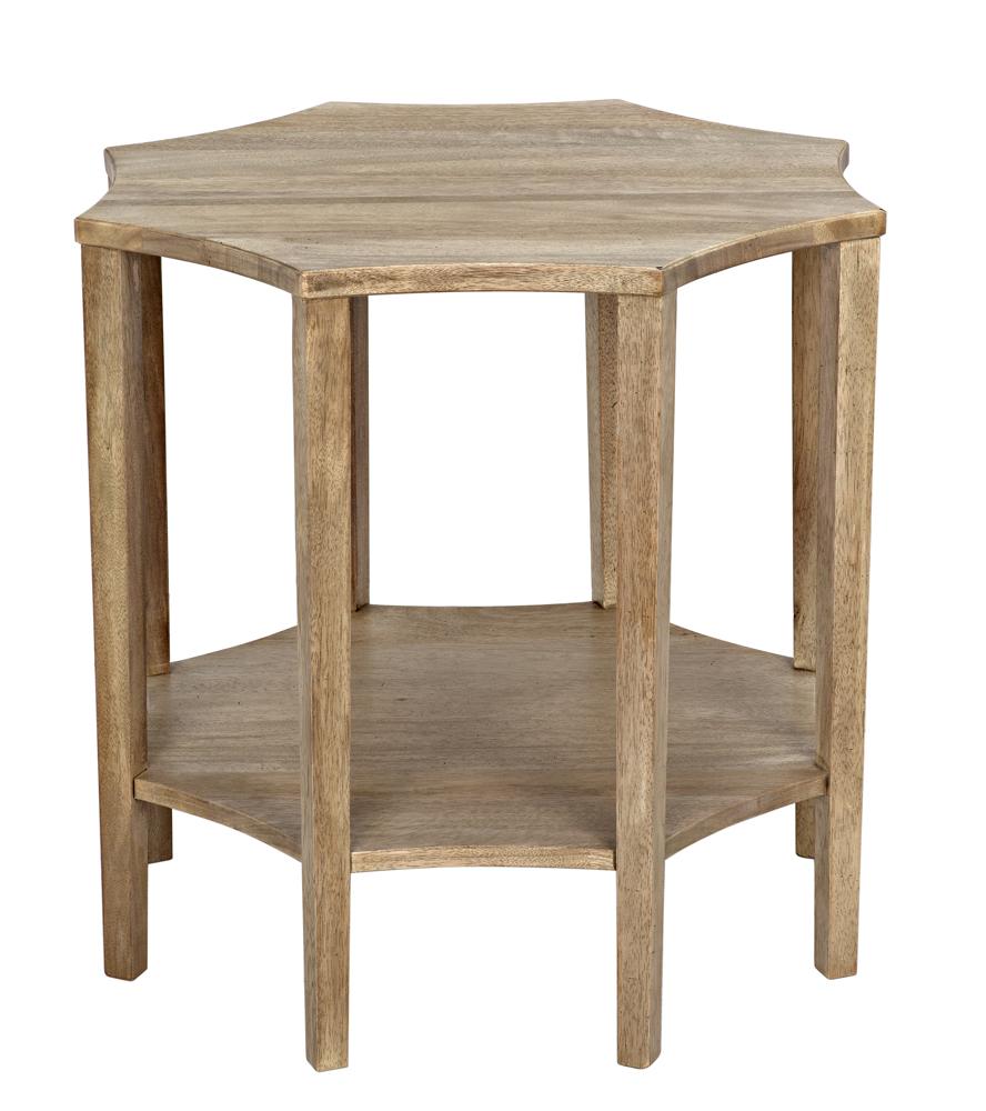NOIR Ariana Side Table Washed Walnut