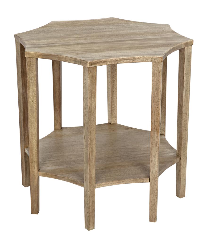 NOIR Ariana Side Table Washed Walnut
