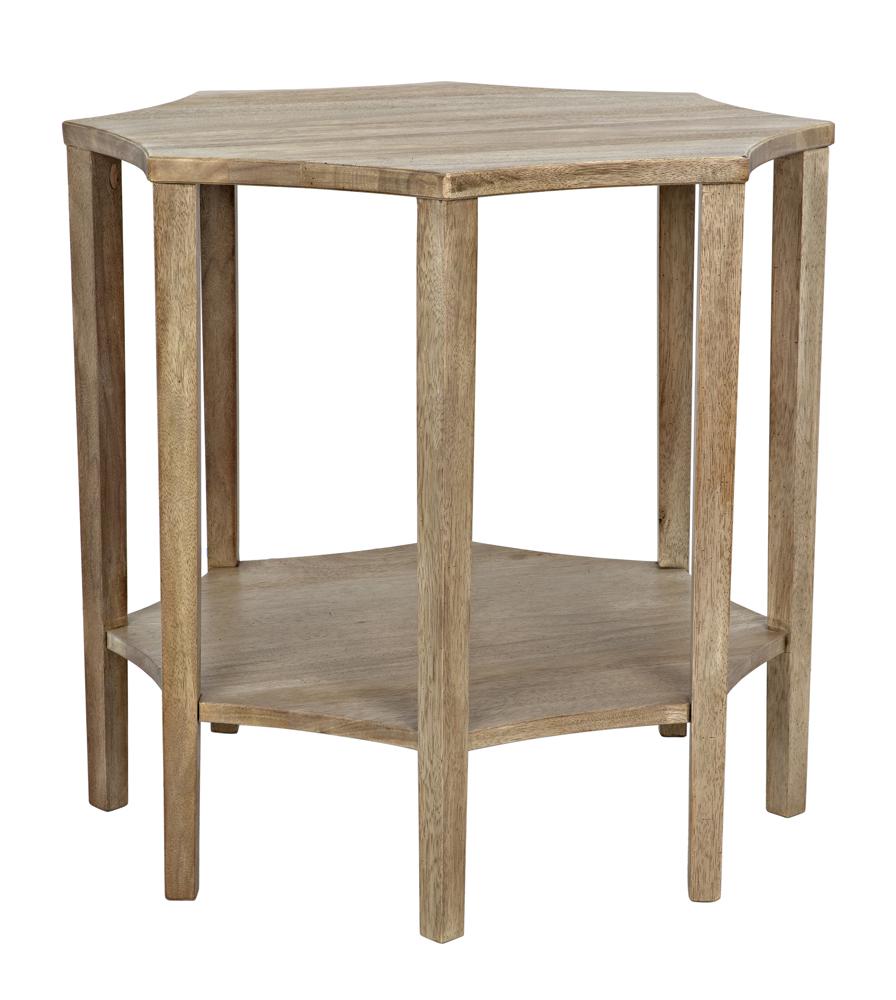 NOIR Ariana Side Table Washed Walnut