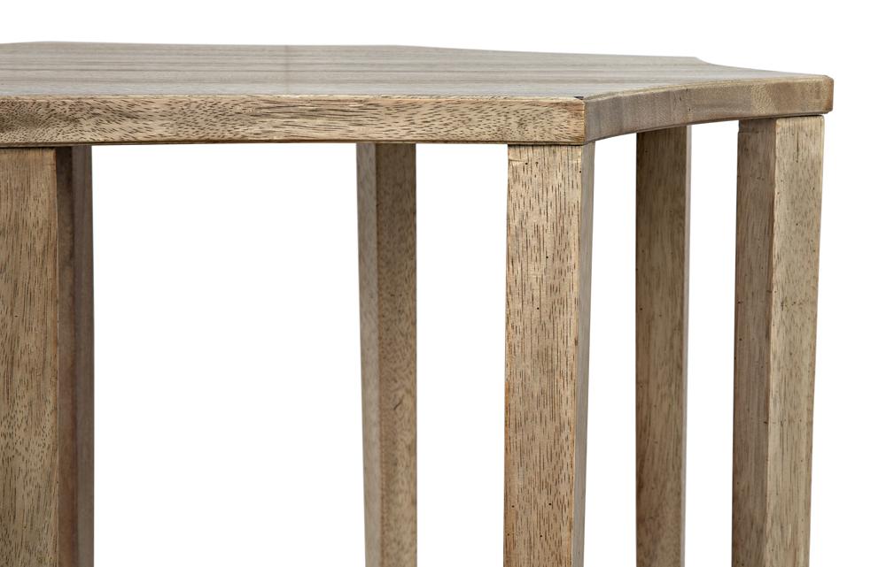 NOIR Ariana Side Table Washed Walnut