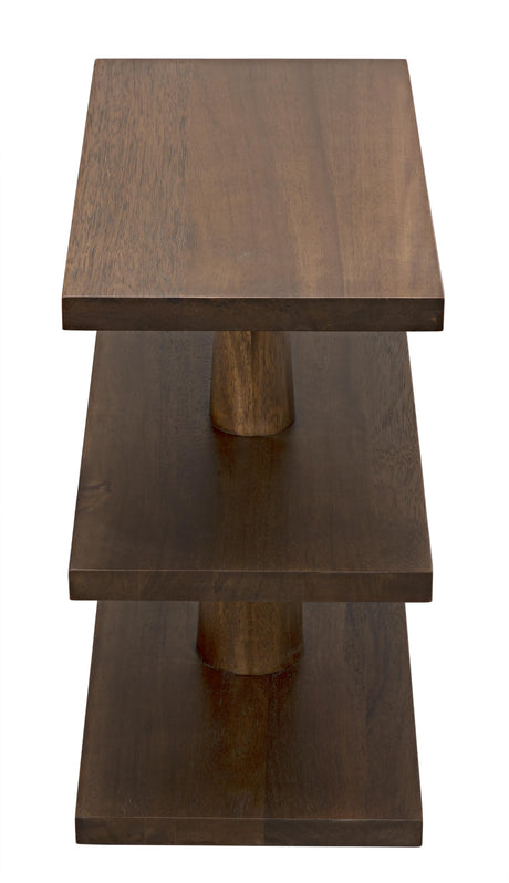 NOIR Fatima Side Table Dark Walnut