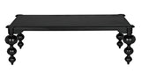 NOIR Claudio Dining Table Hand Rubbed Black