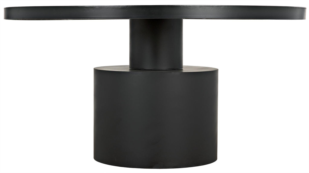 NOIR Marlow Dining Table Black Steel