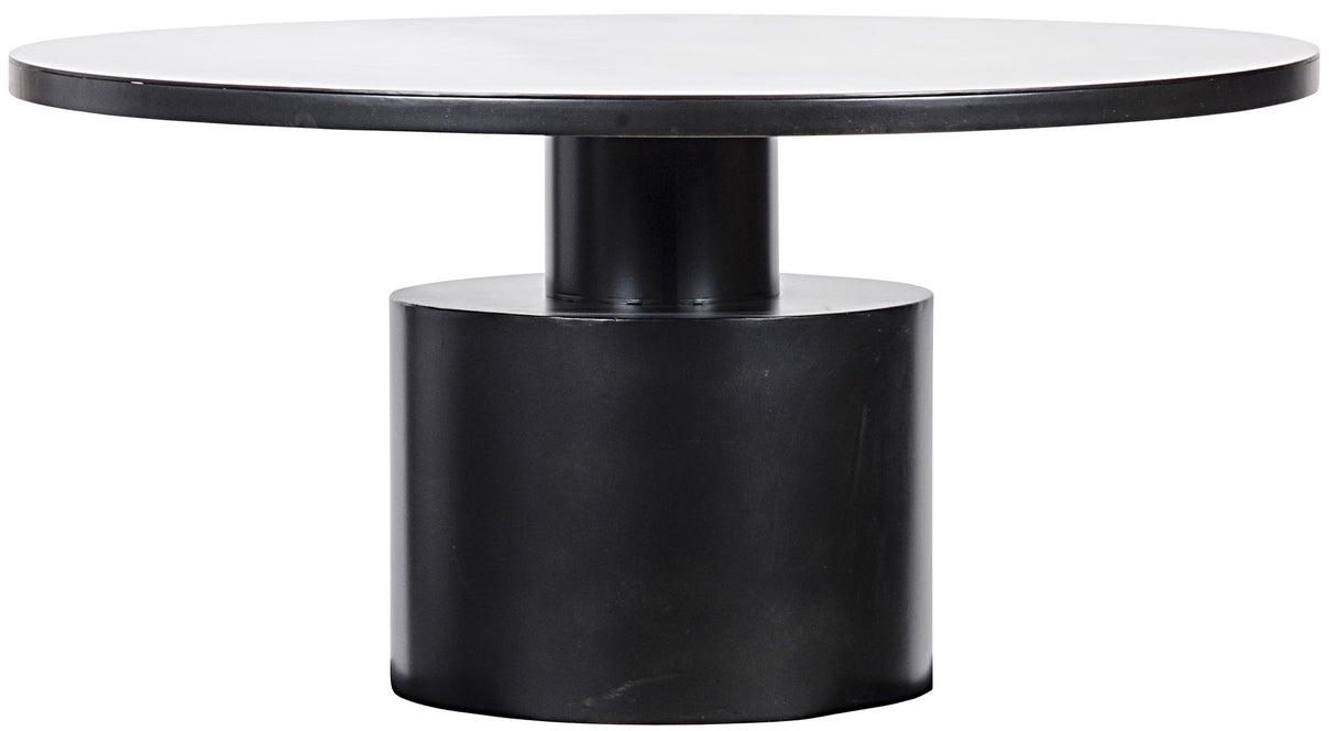 NOIR Marlow Dining Table Black Steel