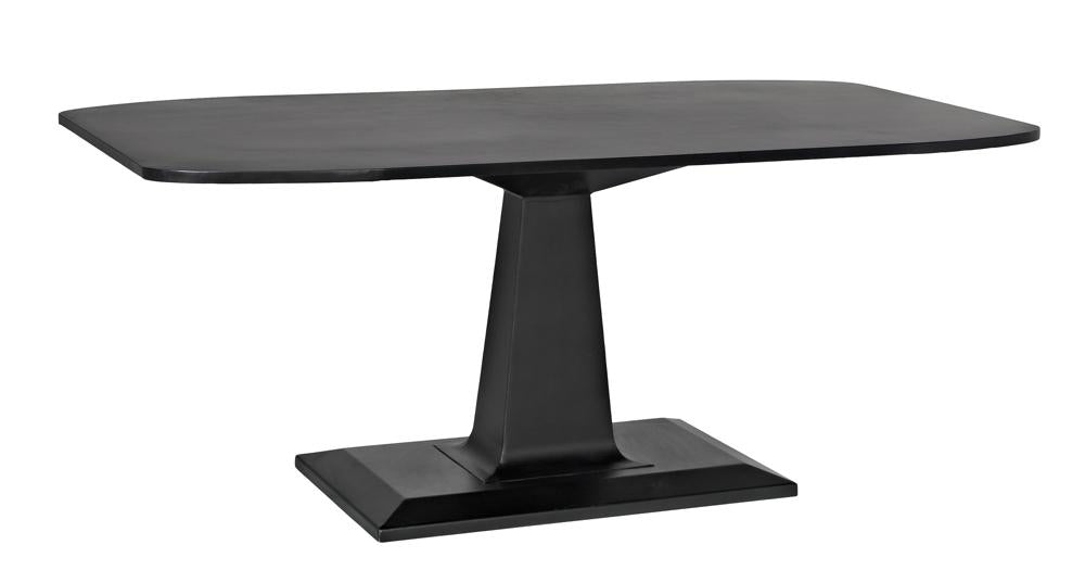 NOIR Amboss Dining Table Black Iron
