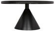 NOIR Cone Dining Table Black Steel