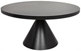 NOIR Cone Dining Table Black Iron