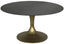 NOIR Herno Table Steel with Brass Finished Base