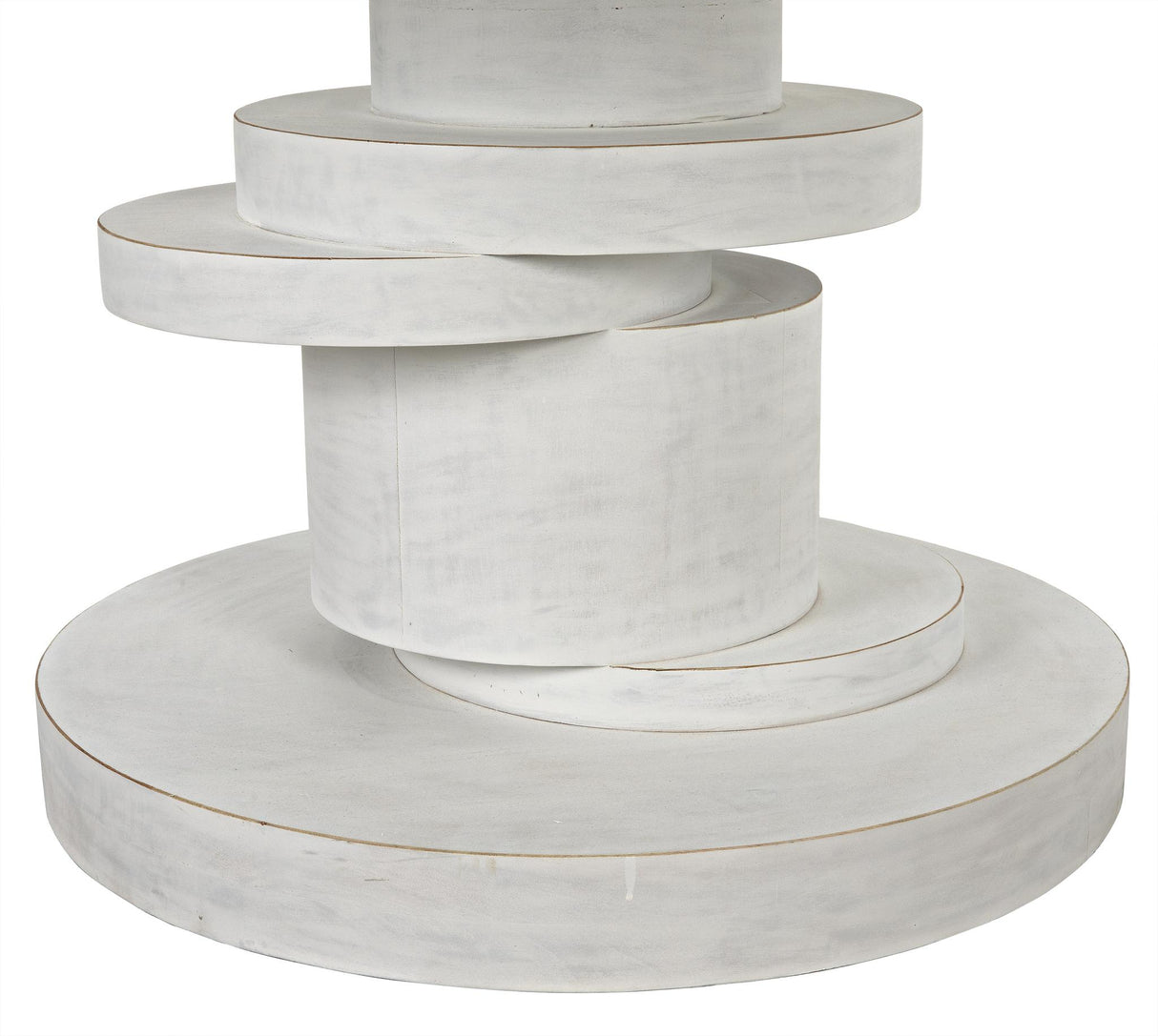 NOIR Hugo Dining Table 60"  White Wash