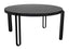 NOIR Marcellus Dining Table 63" Black Metal