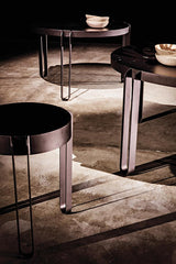 NOIR Marcellus Dining Table 63" Black Metal