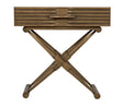 NOIR Zanta Side Table Saddle Brown