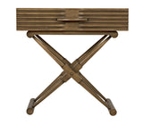 NOIR Zanta Side Table Saddle Brown