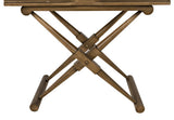 NOIR Zanta Side Table Saddle Brown