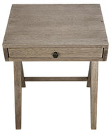 NOIR Peter Side Table Washed Walnut